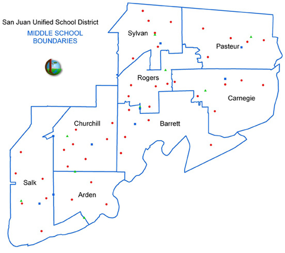 San Juan Unified School District Map - Map Pasco County